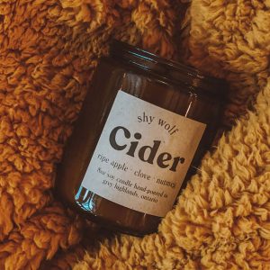 cider scented candle