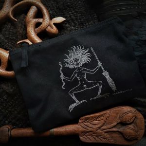 organic pouch purse dark hag