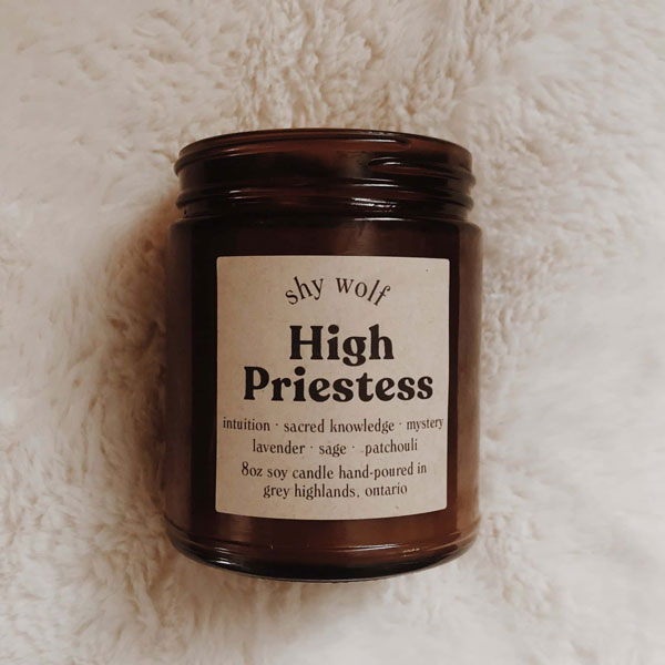 high priestess scented candle