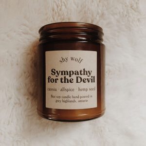 Sympathy for the devil scented candle