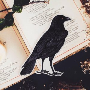 black crow vinyl sticker
