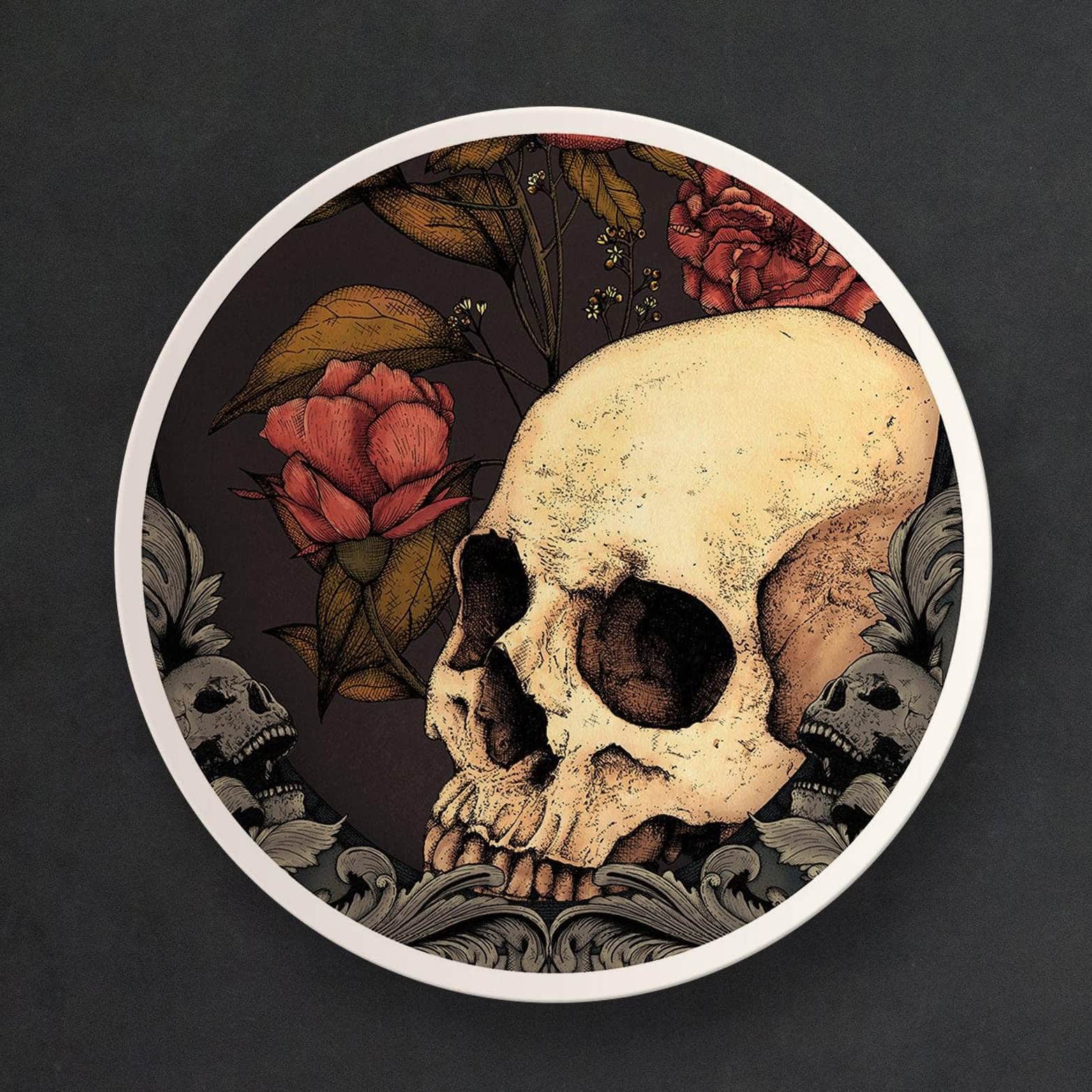 memento mori vinyl sticker