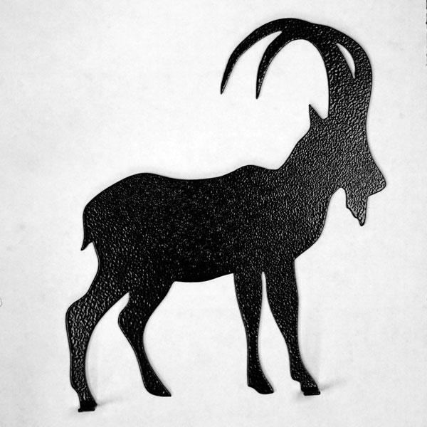 black goat silhouette