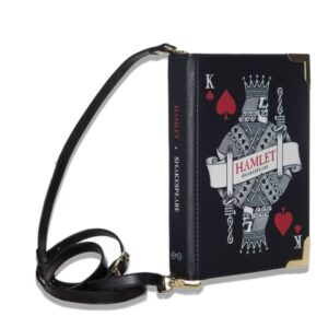 Hamlet book handbag with vegan leather strap