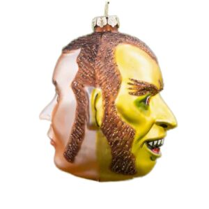 jekyll and hyde glass christmas ornament