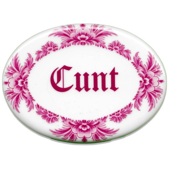 Vile Tile - Cunt - Oval Pink