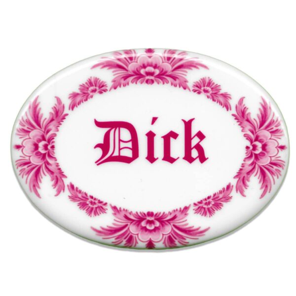 Vile Tile - Dick - Oval Pink