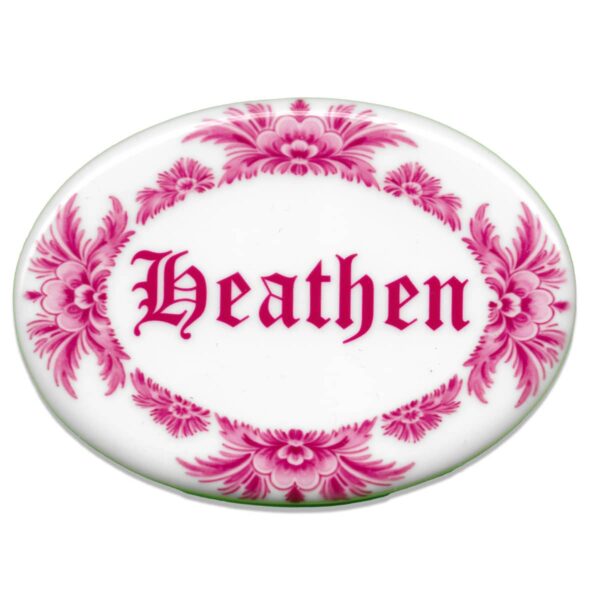 Vile Tile - Heathen - Oval Pink