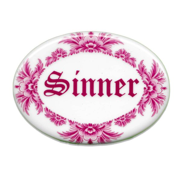 Vile Tile - Sinner - Oval Pink