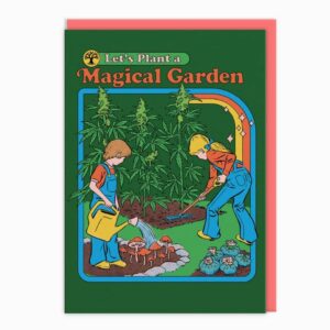 Magical Garden Greeting Card by Steven Rhodes
