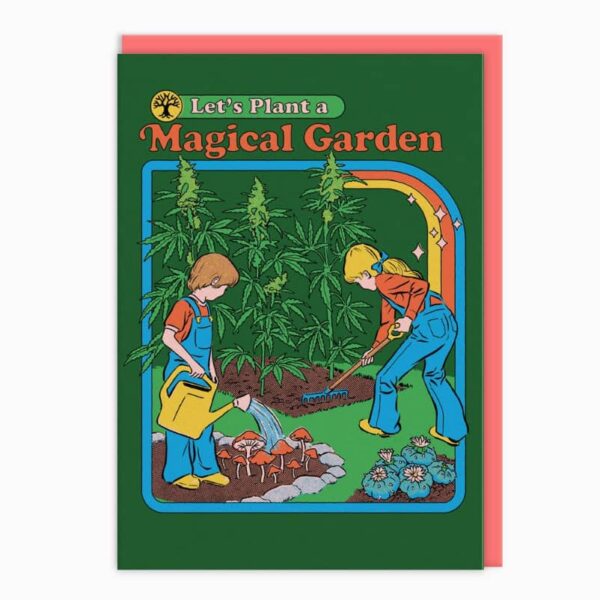 Magical Garden Greeting Card by Steven Rhodes