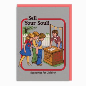 Sell Your Soul Greeting Card by Steven Rhodes