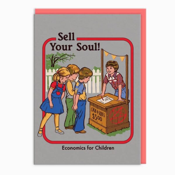 Sell Your Soul Greeting Card by Steven Rhodes